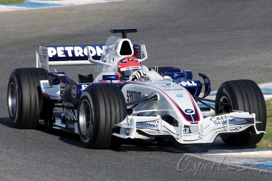 图文-f1赫雷斯试车次日(7.25)库比卡测试宝马f1.07