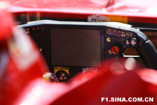 图文-F1土耳其站技术细节 F2007的方向盘控制