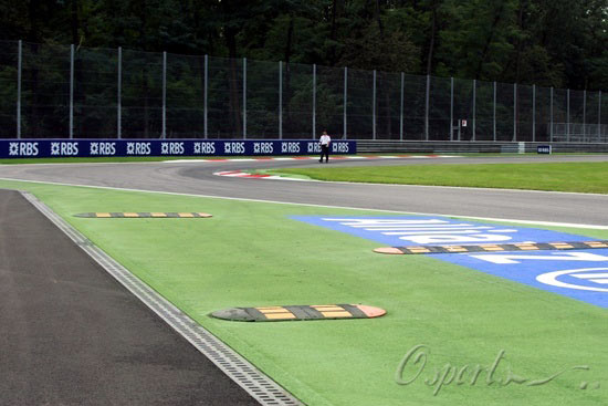 图文-f1意大利蒙扎赛道特写