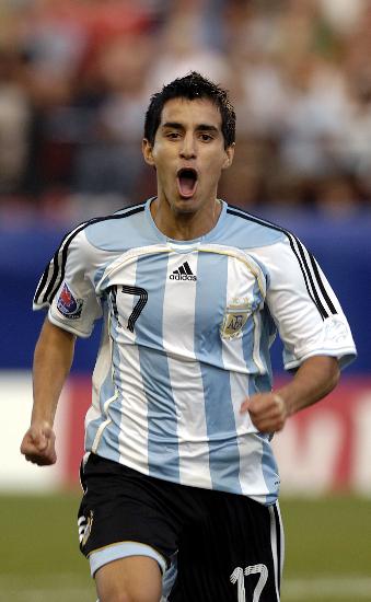 图文-世青赛阿根廷1-0胜墨西哥 莫拉雷斯绝杀对
