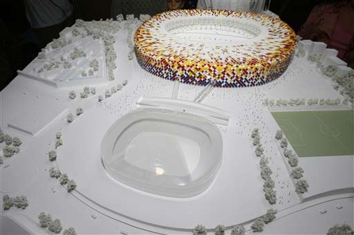 图文-新诺坎普球场模型正式亮相 整体效果一览