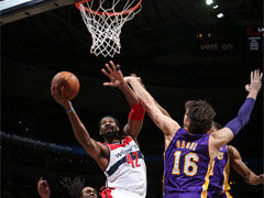 13\/14赛季NBA常规赛 湖人 111-116 奇才 赛事