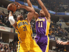 13\/14赛季NBA常规赛 湖人 98-118 步行者 赛事