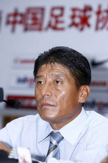 图文-[中超]北京国安2-3上海申花 李章洙发布会