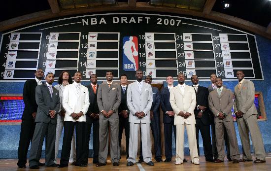 图文-2007年NBA选秀大会举行麦迪逊广场星光