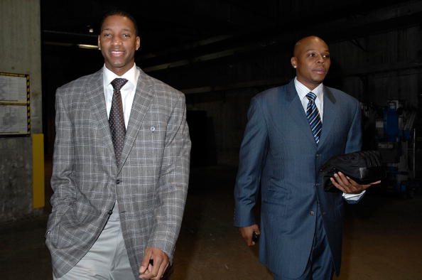 图文-[NBA常规赛]火箭vs湖人 麦蒂颇具贵族气