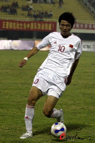 图文-亚青赛预选赛中国vs中国澳门 谈扬稳健带