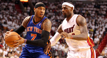 三巨头67分热火4-1晋级 安东尼35分难阻纽约出局