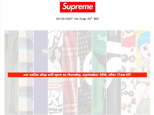 潮流名品SUPREME+官网销售服务今晚11点正