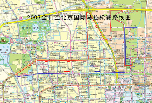 北京马拉松赛更改比赛线路起点终点将设在奥体中心