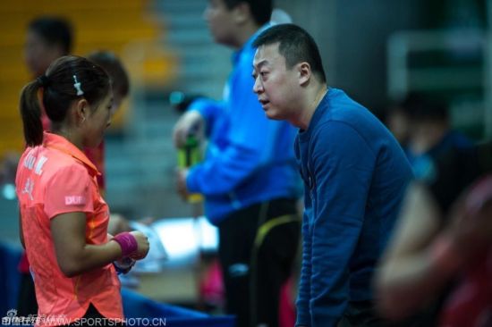 马琳指导刘诗雯