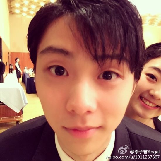 羽生结弦与李子君合影