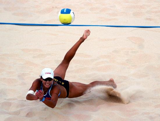 图文-沙滩排球中国女将同室操戈 宛如平沙落雁_综合体育_NIKE新浪竞技风暴_新浪网