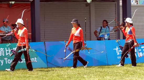 图文-[国际射箭赛]中国女团遭淘汰 郭丹何影退场