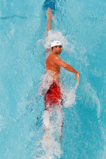 图文-澳洲短池游泳赛第三日赛况 哈克特泳池驰