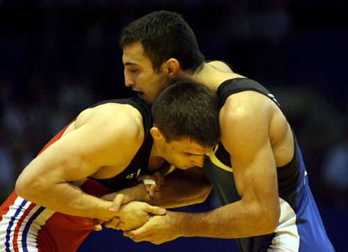 图文-摔跤世锦赛首日战况 诠释何为针锋相对