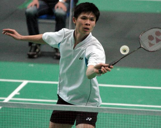 图文-中国澳门羽毛球公开赛赛况 黄综翰进入四
