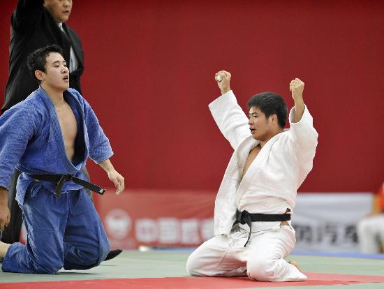 图文-六城会柔道男子81公斤级 邝志恒顺利晋级