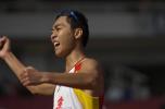 图文-六城会男子20000米竞走南京选手李高波夺冠