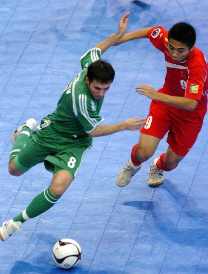 图文-男子五人足球赛负乌兹别克 中国男队无缘