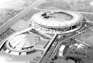 天山脚下雪莲开--新疆体育中心带动产业发展