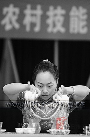 六甲乡举行劳动技能培训55名农村姑娘变身茶