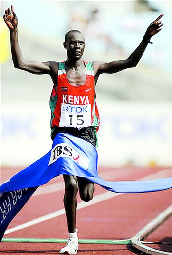 大阪田径世锦赛开幕 肯尼亚选手夺得马拉松金