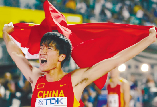 大阪世锦赛第九道刘翔圆冠军梦 六年修炼终成