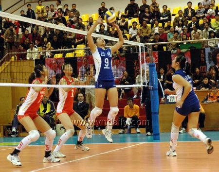 女排联赛主场负于北京队 云锡女排痛失晋级A组