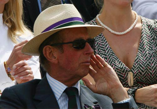 图文-男单决赛费德勒VS纳达尔 肯特公爵前来观