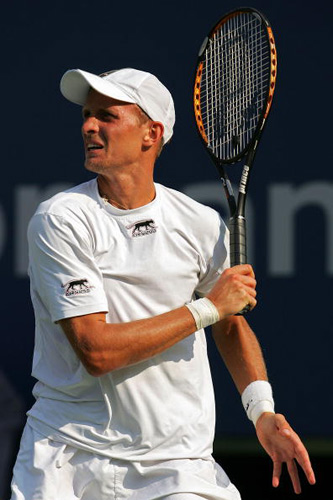 图文-费德勒强势晋级美网决赛 你是球王也不怕