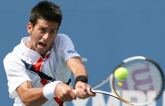 图文-美国网球公开赛男单半决赛 德约科维奇回