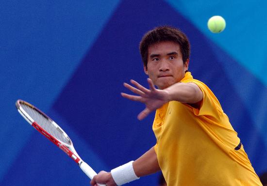 图文-国际网联巡回赛梁双强0-2陈迪 梁双强冷静