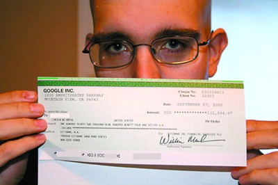  ShoeMoney博客上被点击浏览最多的支票照片