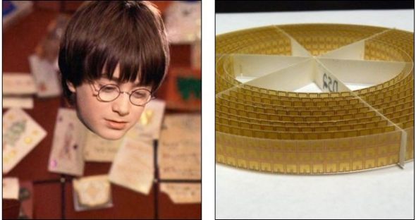 　　右图为超材料斗篷，可以弯曲微波。超材料领域取得的这一突破能够为将来研制哈利·波特风格的隐形斗篷铺平道路。