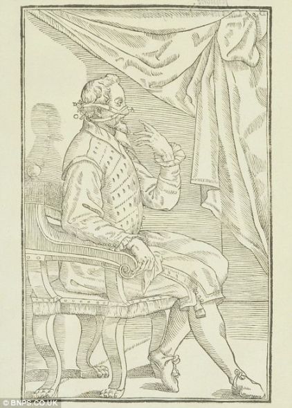 这本拉丁文书籍显示了把患者的鼻部皮肤与他的上臂皮肤连接在一起的方法