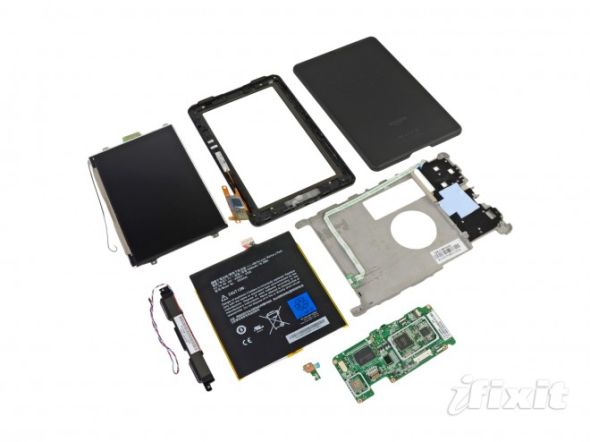 iFixit拆解Kindle Fire
