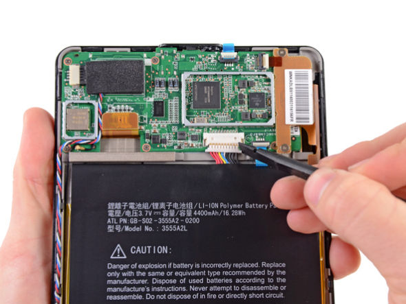 iFixit拆解Kindle Fire