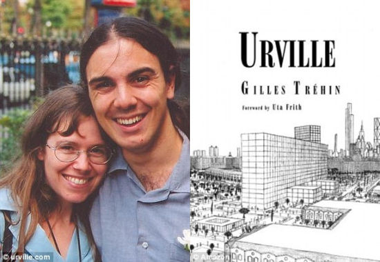 　　左边的照片为特莱希恩与女友凯瑟琳-莫特的合影，莫特患有艾斯伯格综合症。右图展示了特莱希恩的著作《乌尔维》