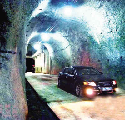 图为“816”核工厂地下通道