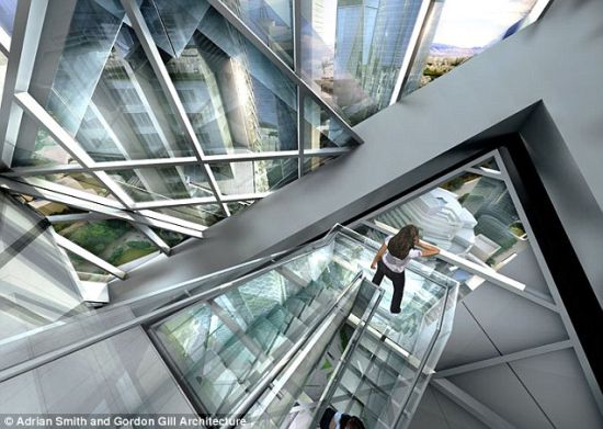 太阳能和辐射供暖系统是这座双子塔的亮点。