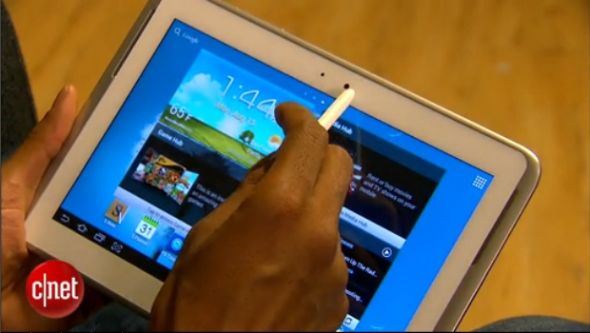 10英寸Galaxy Note 10.1界面