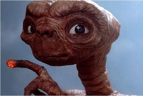 科幻片《E.T》中的外星人(剧照)