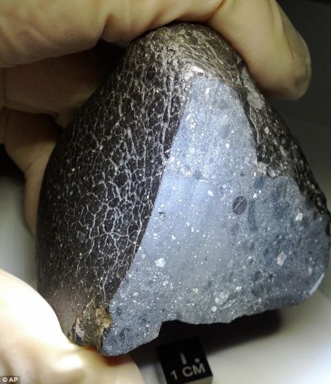 　　在撒哈拉沙漠发现的火星陨石，被称之为“NWA 7034”，昵称“黑美人”。这颗火星陨石的年代可追溯到21亿年前，含有大量水
