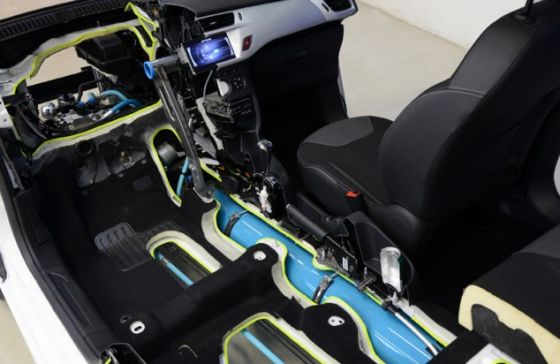 “空气发动机”的内部结构，它能使一位普通司机的汽油费用下降45%