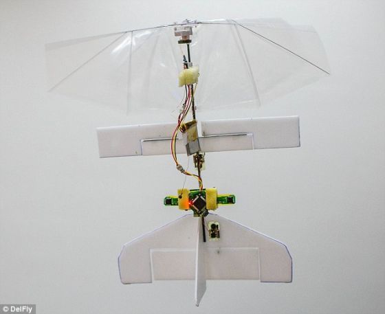 荷兰代尔夫特理工大学的工程师研制的世界上第一架能够自行驾驶的超轻型微型飞机
