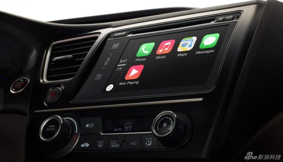 苹果车载iOS界面CarPlay
