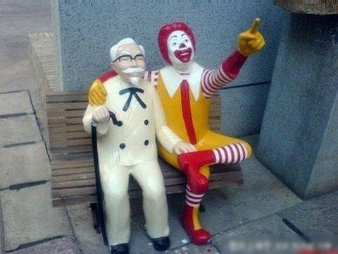 一定要和谐，像这两位一样