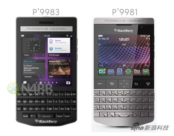 黑莓保时捷二代P'9983曝光