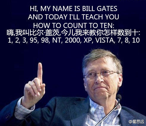 盖茨教你从1数到10